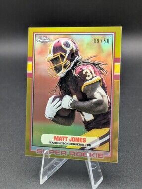 2015 Topps Chrome Mini 1989 Gold Refractor /50 Matt Jones #89-MJ Rookie RC